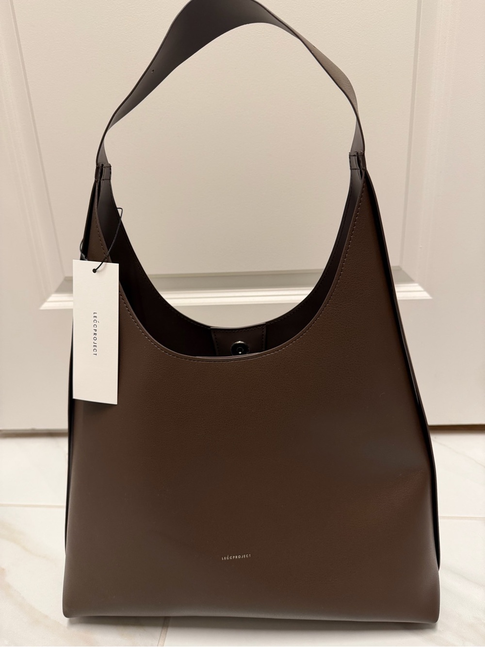 Brown Leather Shoulder Hobo